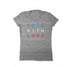 Vote With Love "Classic" Women's V-Neck (Aluminum Grey)